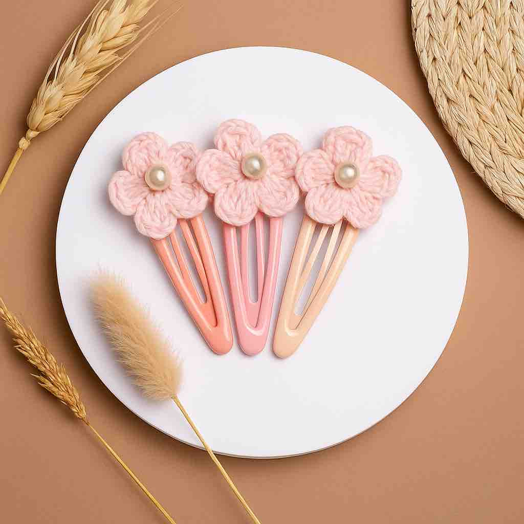 Handmade Hair Clips (Multiple Colors)