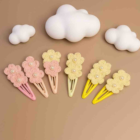 Cotton Hair Clips (Multiple Colors)