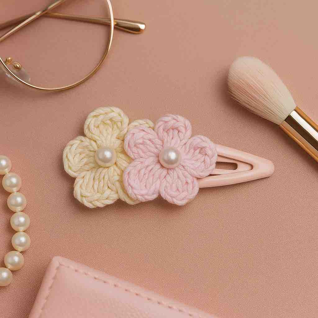 Cotton Hair Clips (Multiple Colors)